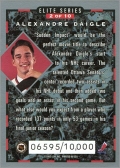 1993-94 Donruss Elite Series Inserts #2 - Alexander Daigle (back)