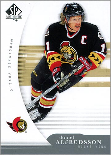 Daniel Alfredsson Hockey Cards